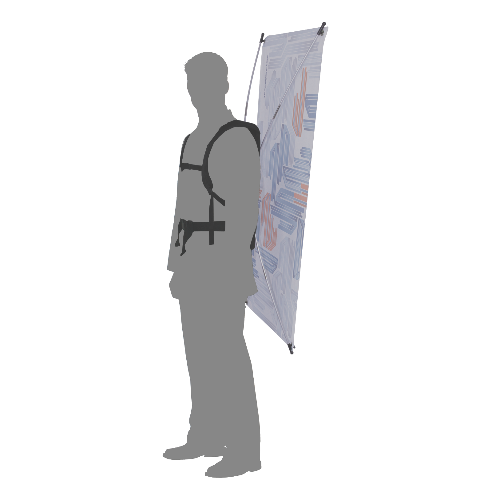 Backpack Walking Billboard Tex Visions