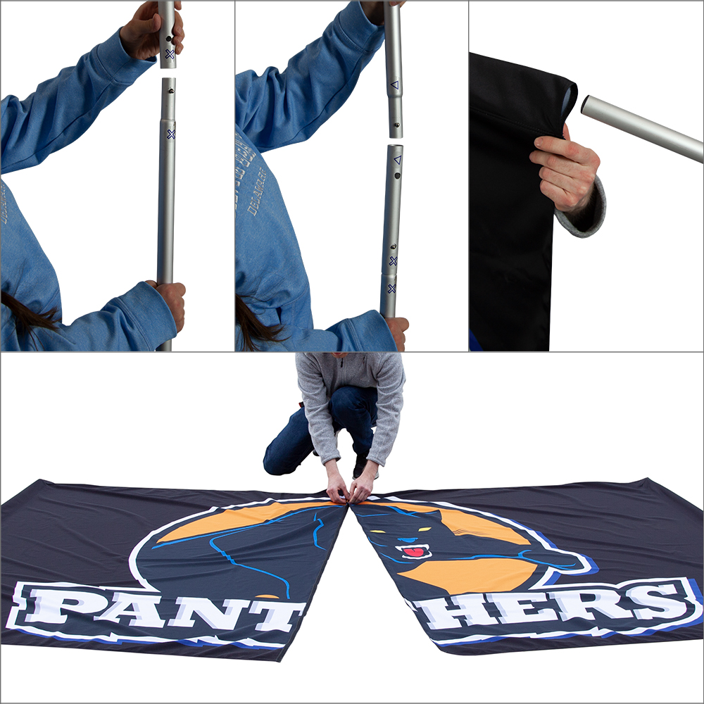 Breakaway Banners Run Through Banners Tex Visions