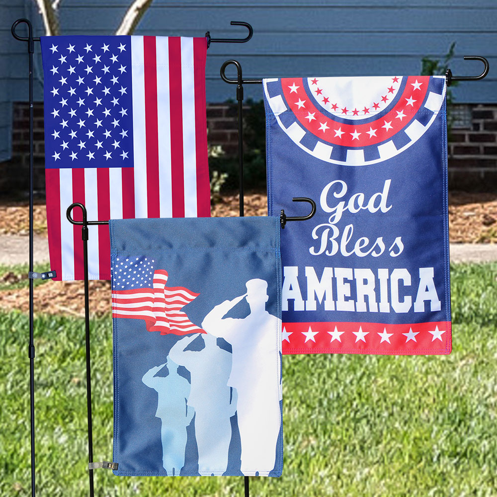 patriotic garden flag by Tex Visions