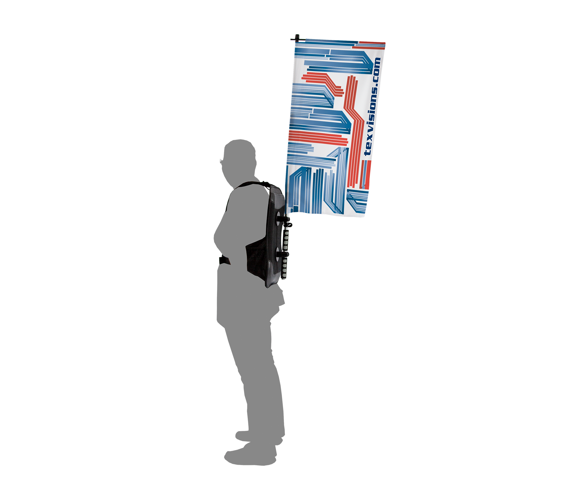 Backpack Walking Flag Tex Visions