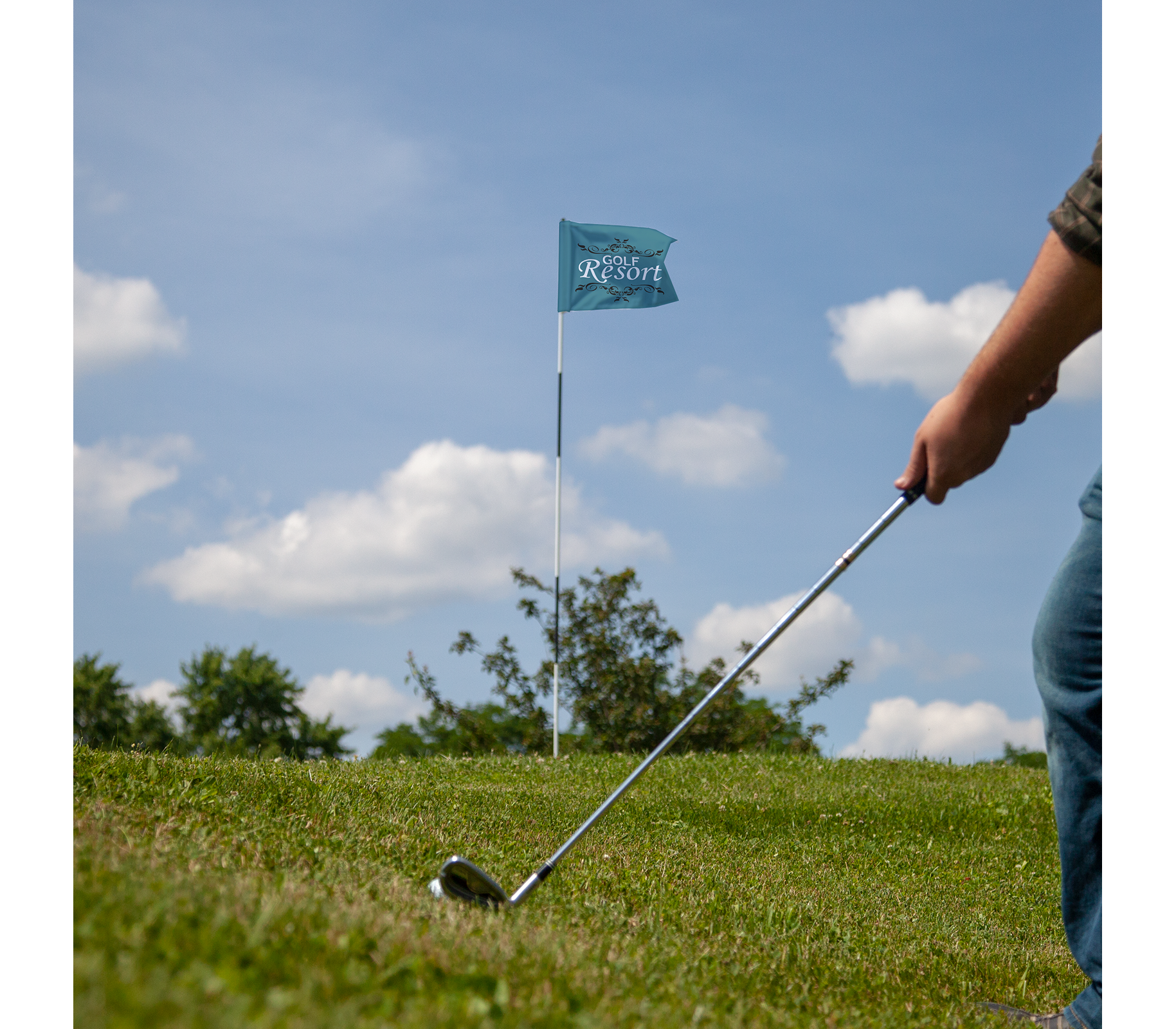 Golf Flag Tex Visions