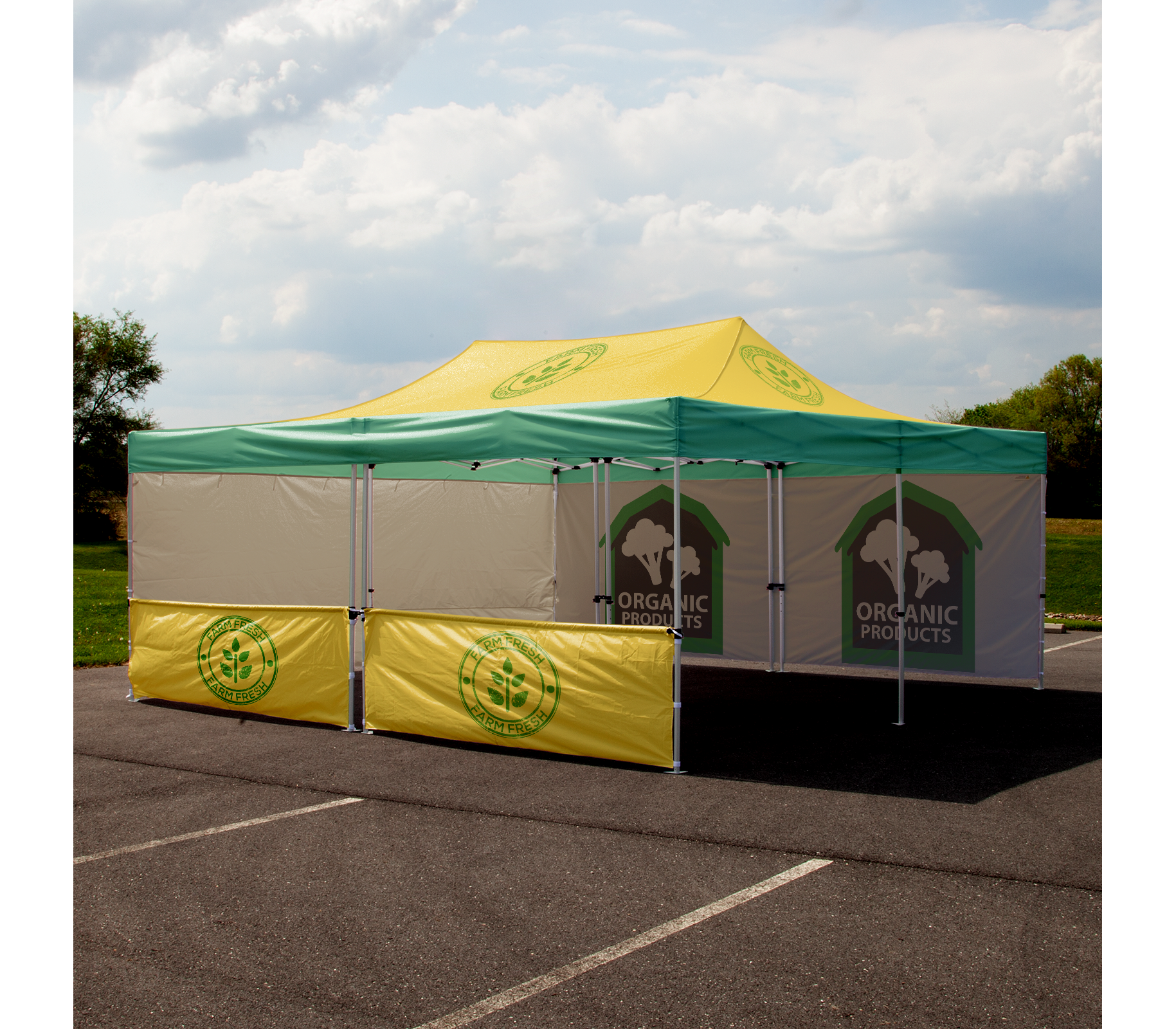 Plus All Over Print Canopy & Walls 20' x 20' | Tex Visions