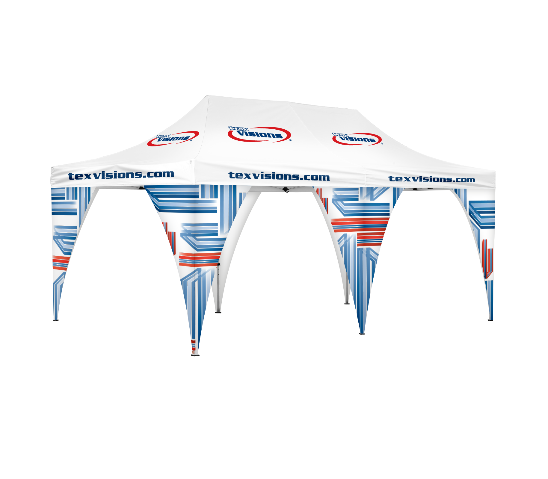 Advertising Tent Corner Banners Tex Visions