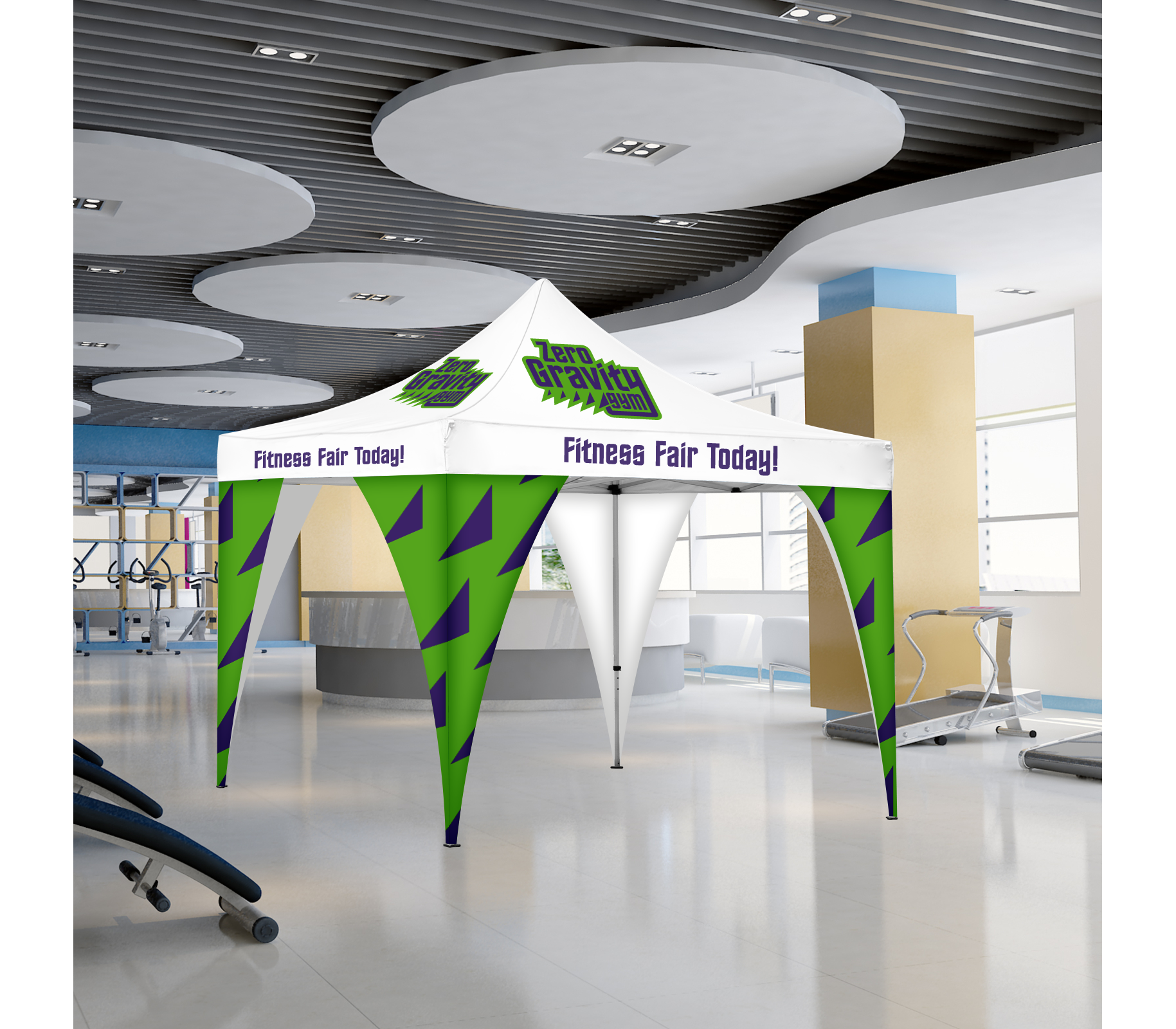 Advertising Tent Corner Banners Tex Visions