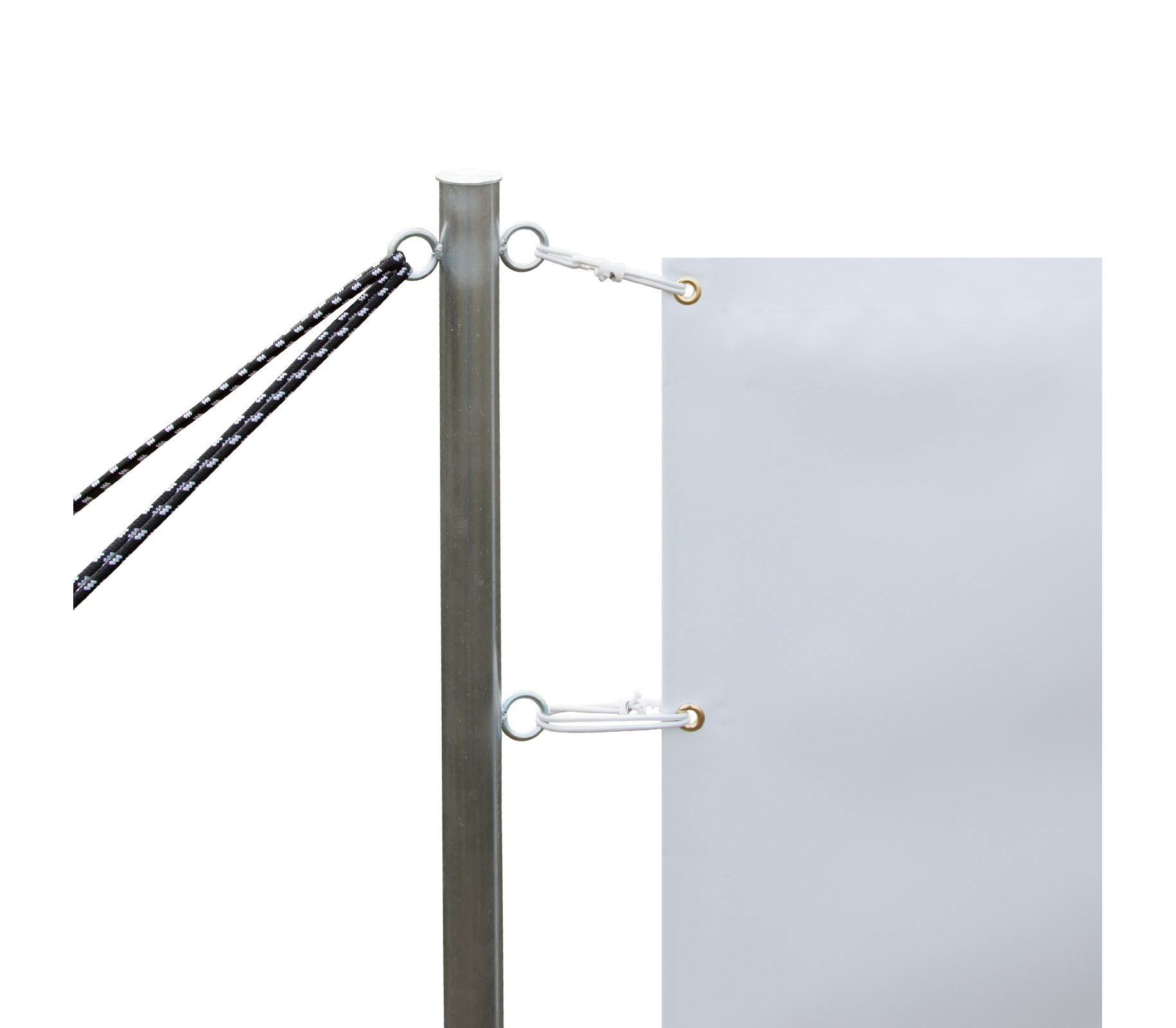 Banner with Outdoor Banner Post Set Tex Visions